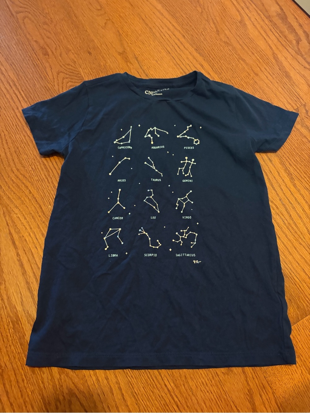 Crewcuts Navy Constellation Graphic Short Sleeve Tee